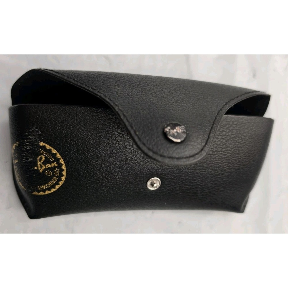 Ray Ban Sunglasses Eyeglasses Case Only Black Snap Closure w/ cloth